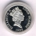 Острова Кука 2 доллара 1996 год - Национальный парк Олимпик