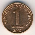 Филиппины 1 сентимо 2007 год