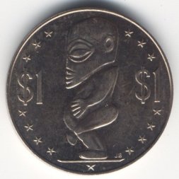Острова Кука 1 доллар 1972 год