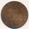 Ангола 1 макута 1814 год