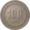 Южная Корея 100 вон 1978 год