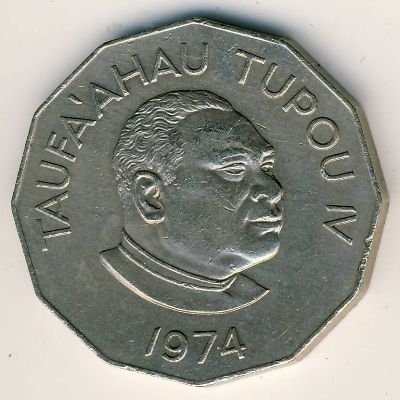 Тонга 50 сенити 1974 год