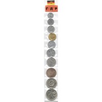 Набор из 10 монет Германия ГДР 1958-1977 год