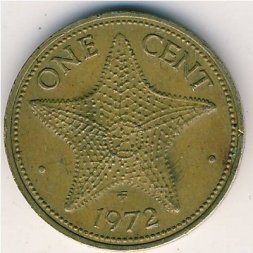 Багамские острова 1 цент 1972 год