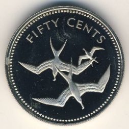Белиз 50 центов 1974 год