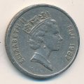 Фиджи 20 центов 1987 год