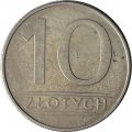 Польша 10 злотых 1988 год