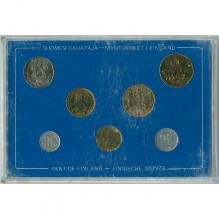 Набор из 7 монет Финляндия 1978 год (в банковской упаковке)