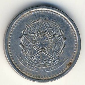 Бразилия 10 сентаво 1986 год