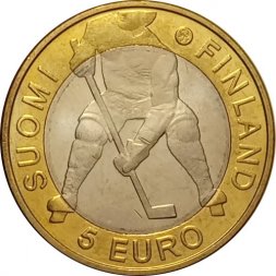 Финляндия 5 евро 2012 год - Чемпионат мира по хоккею с шайбой 2012