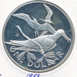 Виргинские острова 1 доллар 1973 год