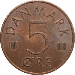 Дания 5 эре 1985 год