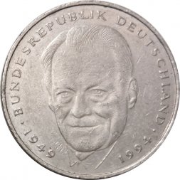 ФРГ 2 марки 1994 год - Вилли Брандт, 45 лет Федеративной Республике (1949-1994) (F)