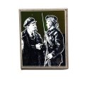 Значок В.И. Ленин с матросом, зеркальный