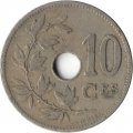 Бельгия 10 сантимов 1902 год (BELGIQUE)