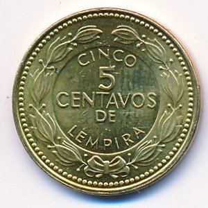 Гондурас 5 сентаво 2007 год