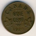 Канада 1 цент 1920 год