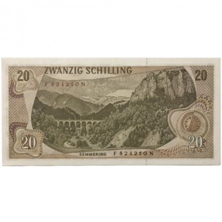 Австрия 20 шиллингов 1967 год - UNC