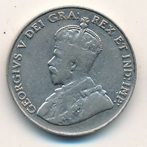 Канада 5 центов 1934 год
