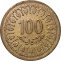 Тунис 100 миллимов 1996 год