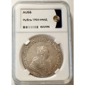 1 рубль 1750 год ММД Елизавета Петровна (1741 - 1762) - AU - в слабе HHP