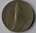 Ватикан 1 лира 1934 год - Папа Пий XI