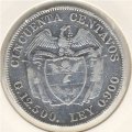Колумбия 50 сентаво 1916 год