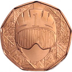 Австрия 5 евро 2024 год - Чемпионат мира по горнолыжному спорту