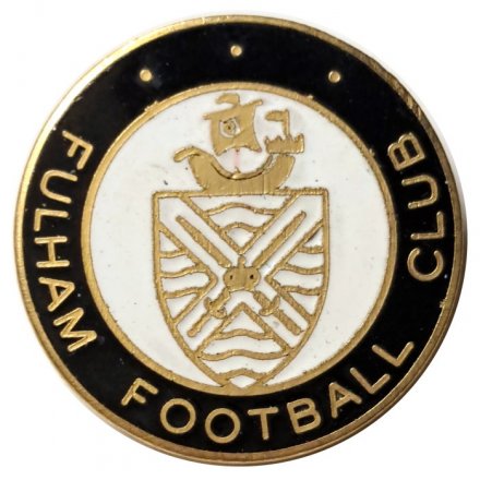 Значок Fulham Football Club. Фулхэм. Англия