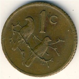 ЮАР 1 цент 1978 год
