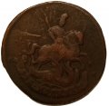2 копейки 1788 год СПМ (гурт сетчатый) Екатерина II (1762 - 1796) - F