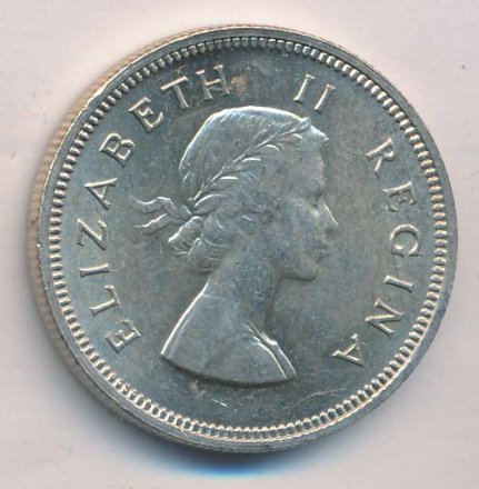 ЮАР 2 шиллинга 1953 год