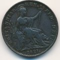 Великобритания 1 фартинг 1821 год