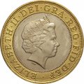 Великобритания 2 фунта 2009 год - 200 лет со дня рождения Чарльза Дарвина
