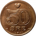 Дания 50 эре 2014 год