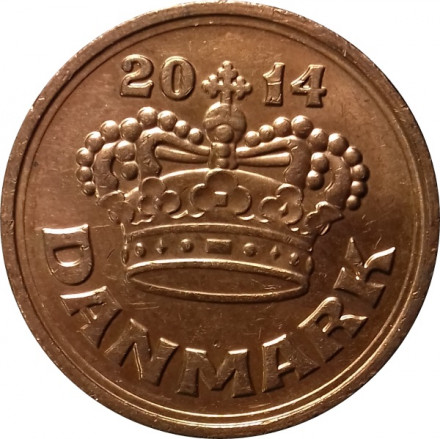 Дания 50 эре 2014 год