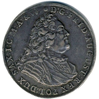 Саксония 1 талер 1740 год