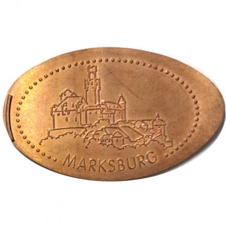 Сувенирный жетон из автомата Marksburg. Марксбург. Германия