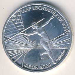Германия 10 евро 2009 год - ЧМ по легкой атлетике