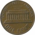США 1 цент 1968 год - Авраам Линкольн (без отметки МД)