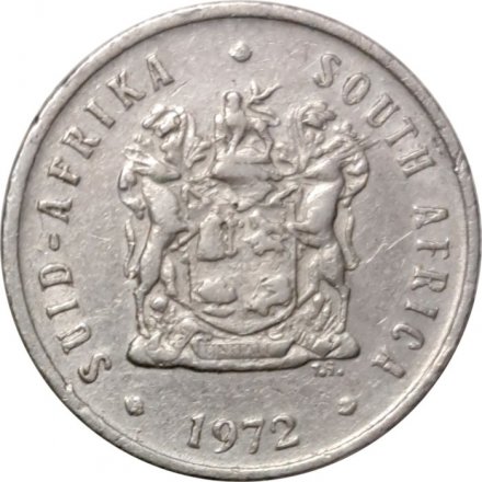 ЮАР 5 центов 1972 год