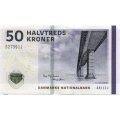 Дания 50 крон 2011 год - Мост Саллингсунн UNC