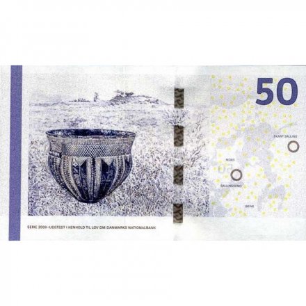 Дания 50 крон 2011 год - Мост Саллингсунн UNC
