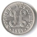 Финляндия 1 марка 1961 год