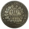 Франция 10 сантимов 1872 год