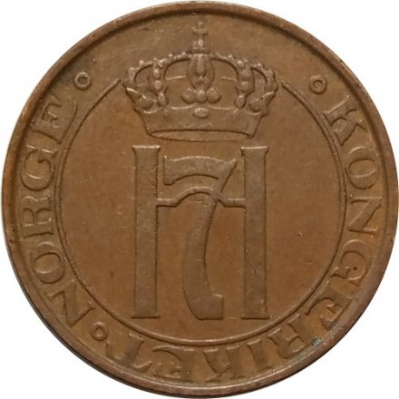 Норвегия 5 эре 1938 год - Король Хокон VII
