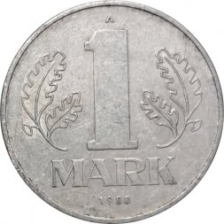 ГДР 1 марка 1980 год