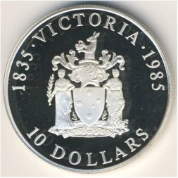 Австралия 10 долларов 1985 год