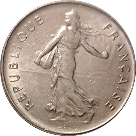 Франция 5 франков 1973 год