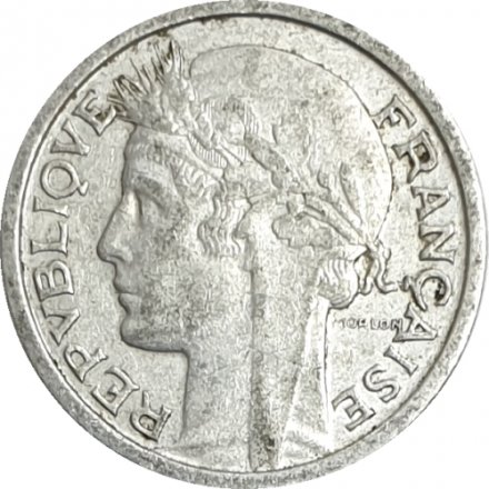 Франция 1 франк 1947 год (B)